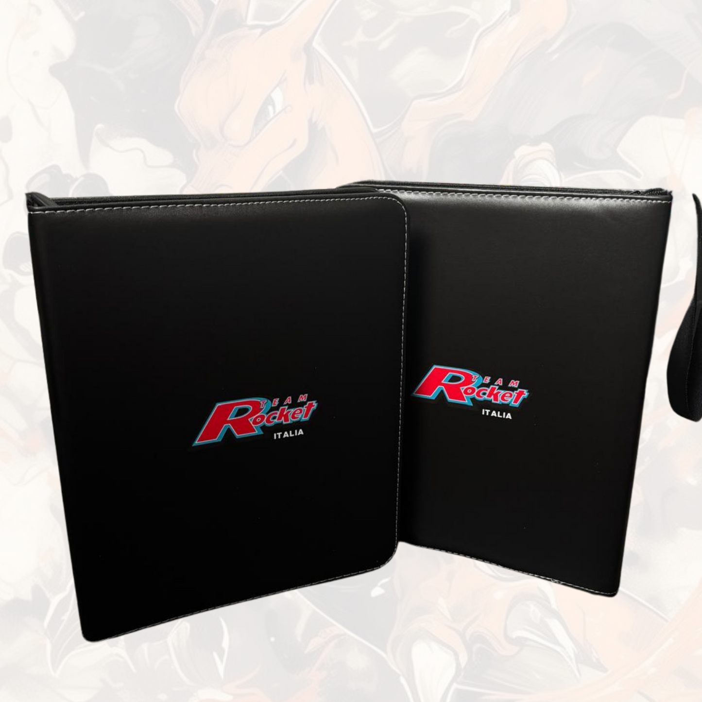 Pokémon Card Binder 900 Slots – 50 Sheets of 18 Slots | Team Rocket Italia