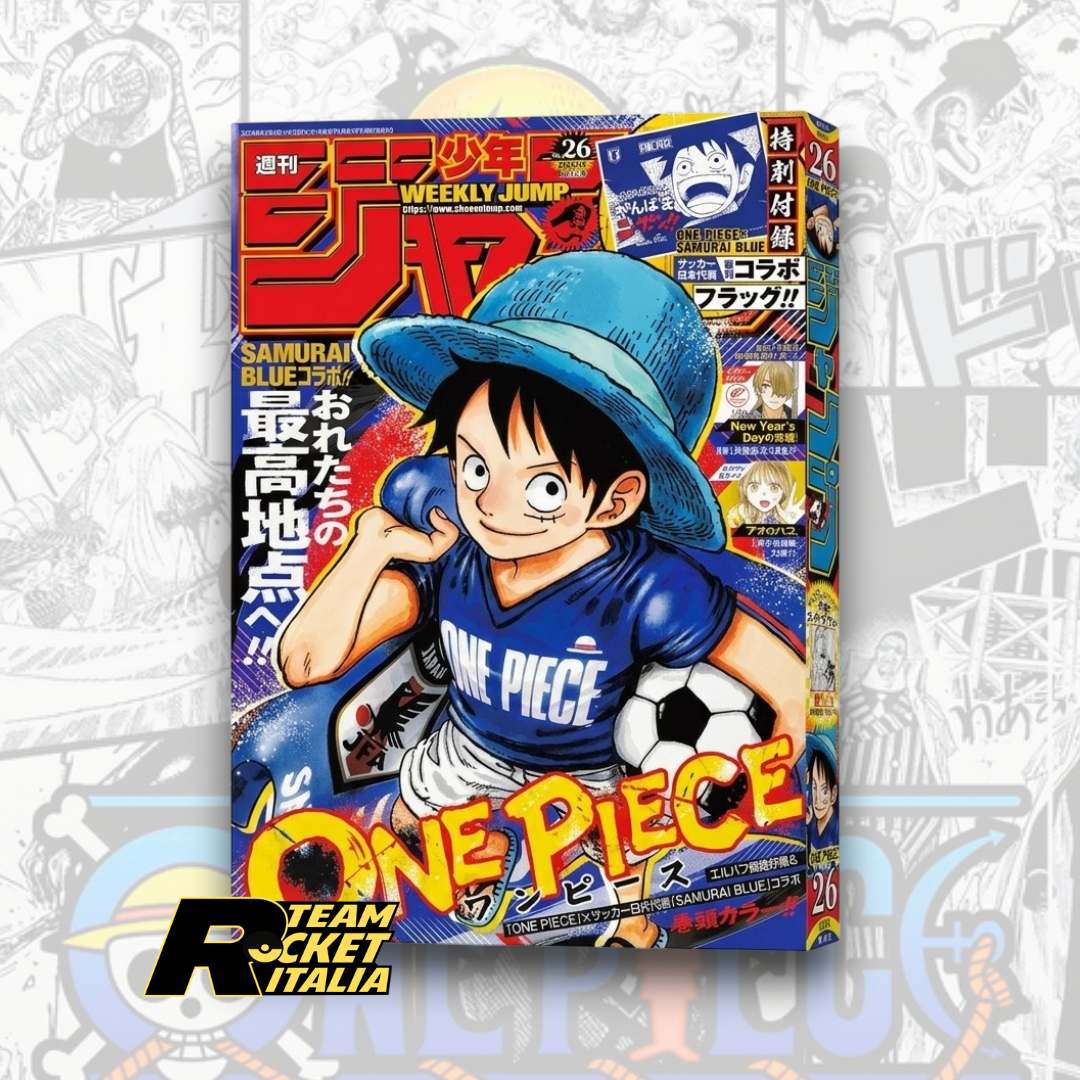 Weekly Shonen Jump 26 2026 - One Piece X samurai Blue Cover (JP) - Magazine Giapponese