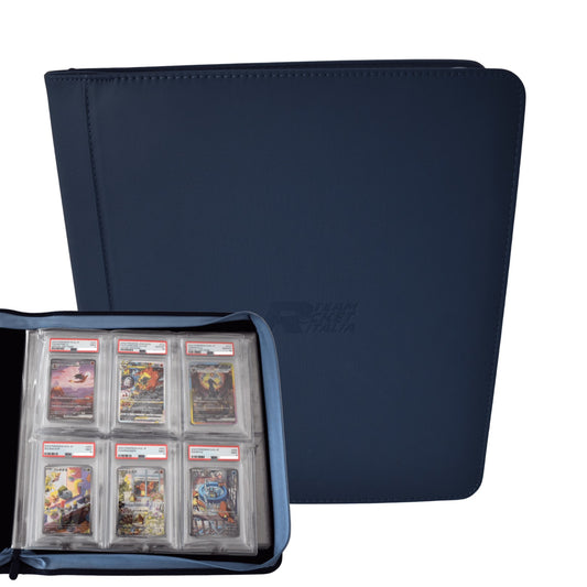 Maxi Binder Carte Gradate V.2.0 "Blu Navy-Grigio" MICRO DIFETTI