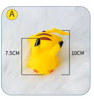 Pokemon Lamp Pikachu Soft Light Night LED Night Light for Kids