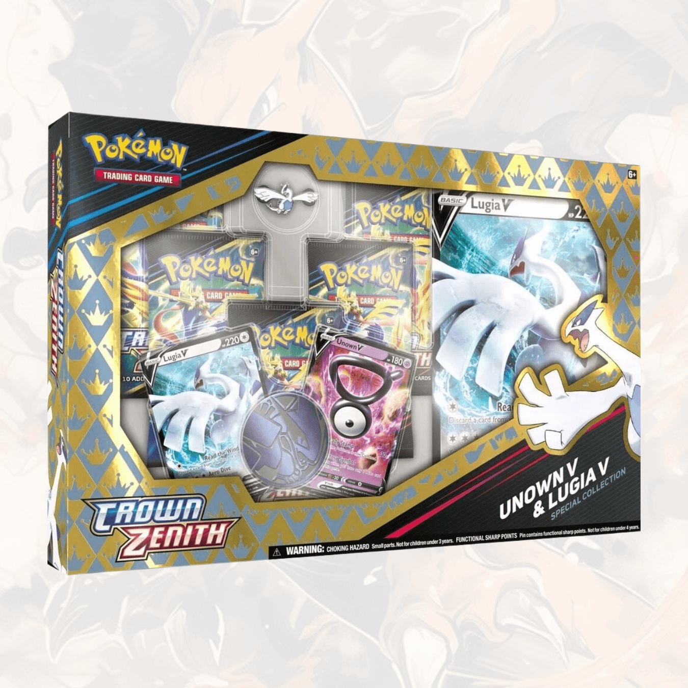 Pokémon TCG: Crown Zenith – Lugia &amp; Unown Premium Box (ENG)