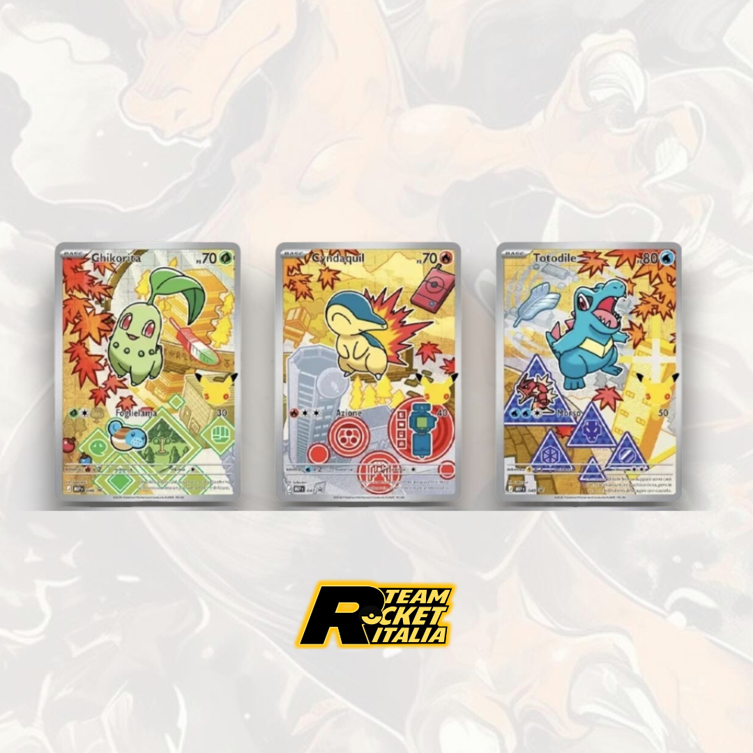 Trio Johto Primi compagni di avventura serie 2