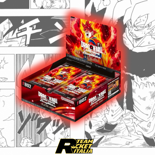 Fusion World 02 Box FB-02 – Blazing Aura – Dragon Ball Super TCG Booster Display (24 Packs) – EN