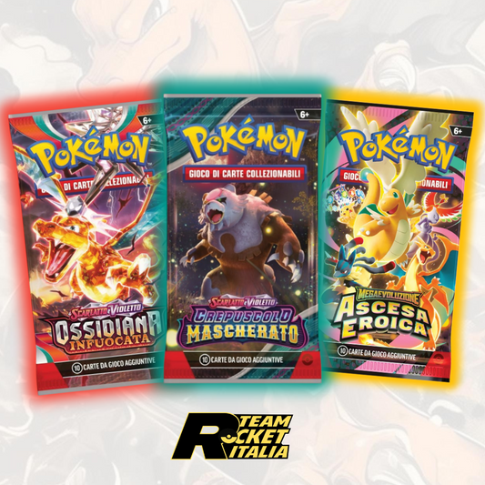 Bustine 3x Bundle ITA -Ascesa Eroica- Crepuscolo Mascherato-Ossidiana infuocata