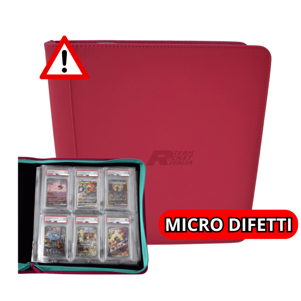 Maxi Binder Carte Gradate  V.2.0  "Fuchsia-Aquamarine"/ MICRO DIFETTI