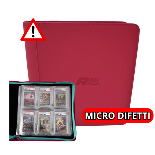 Maxi Binder Carte Gradate  V.2.0  "Fuchsia-Aquamarine"/ MICRO DIFETTI