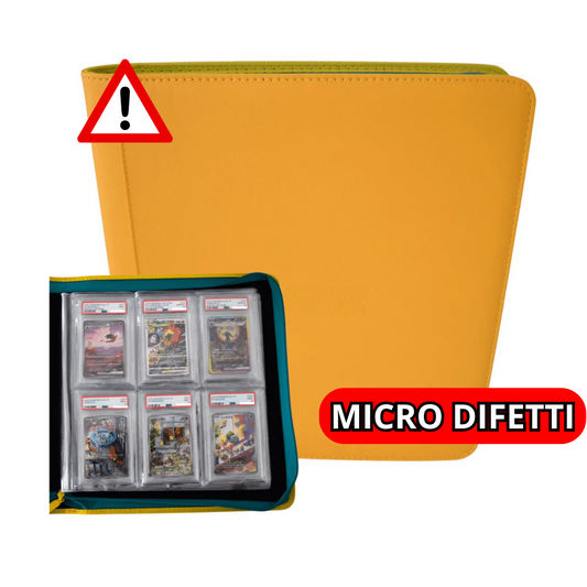 Maxi Binder Carte Gradate  V.2.0  "Giallo-Azzurro" MICRO DIFETTI