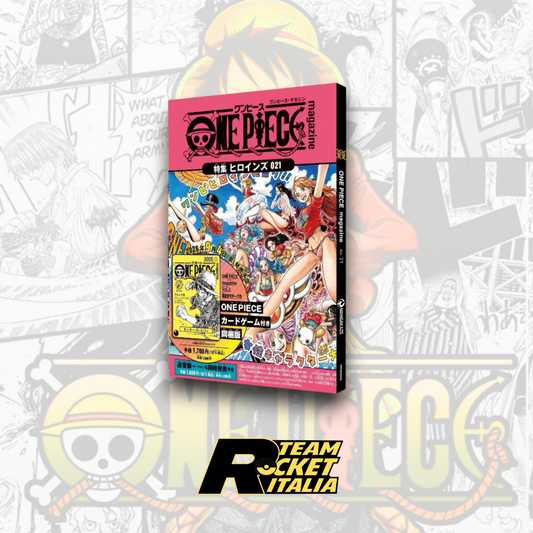 ONE PIECE MAGAZINE VOL.21 PREORDER Monkey D Luffy Promo Card Yellow ST29-001 JAP - ⚠️ SOLO CARTA ⚠️