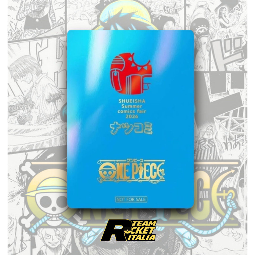 Luffy One Piece MetaKira Collectible Card – NatsuComi 2026 – Eiichiro Oda Signed Promo Card (JP)