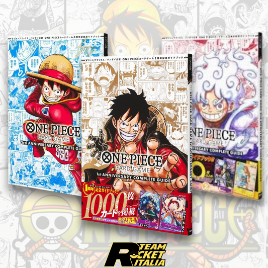 Bundle ONE PIECE CARD GAME 1st/ 2st/ 3st/ ANNIVERSARY COMPLETE GUIDE Con Carte Promo