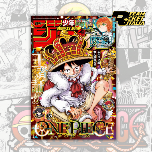 Weekly Shonen Jump 39 2026 One Piece Cover Luffy Rivista Giapponese