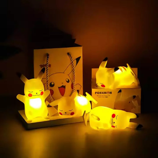 Pokemon Lamp Pikachu Soft Light Night LED Night Light for Children mod.B